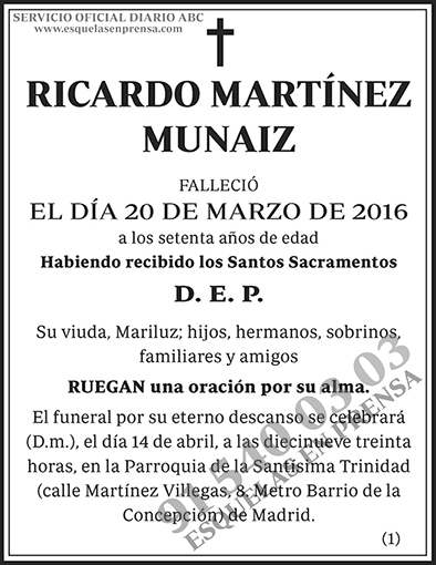 Ricardo Martínez Munaiz